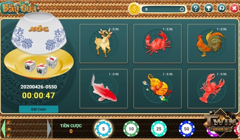 Game bau cua là trò chơi các cược bầu cua cá cọp online